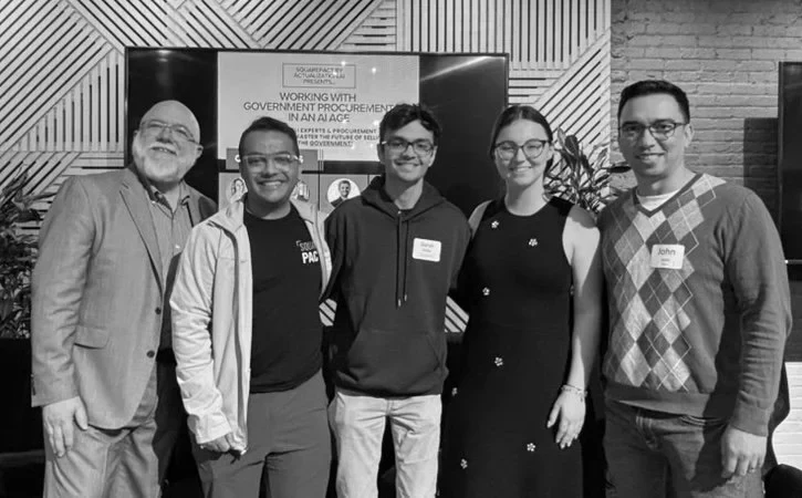 SquarePact team with event panelists